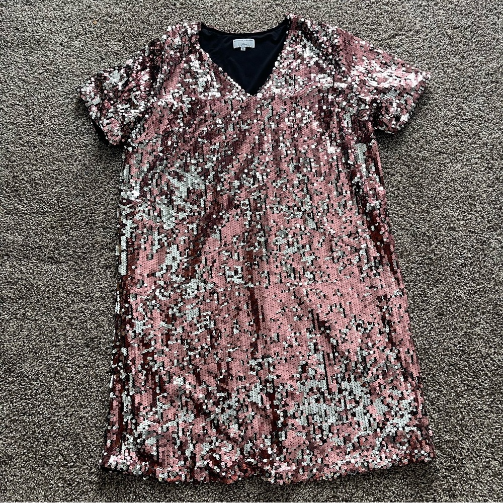 Universal Standard For J. Crew Sequin Shift Dress